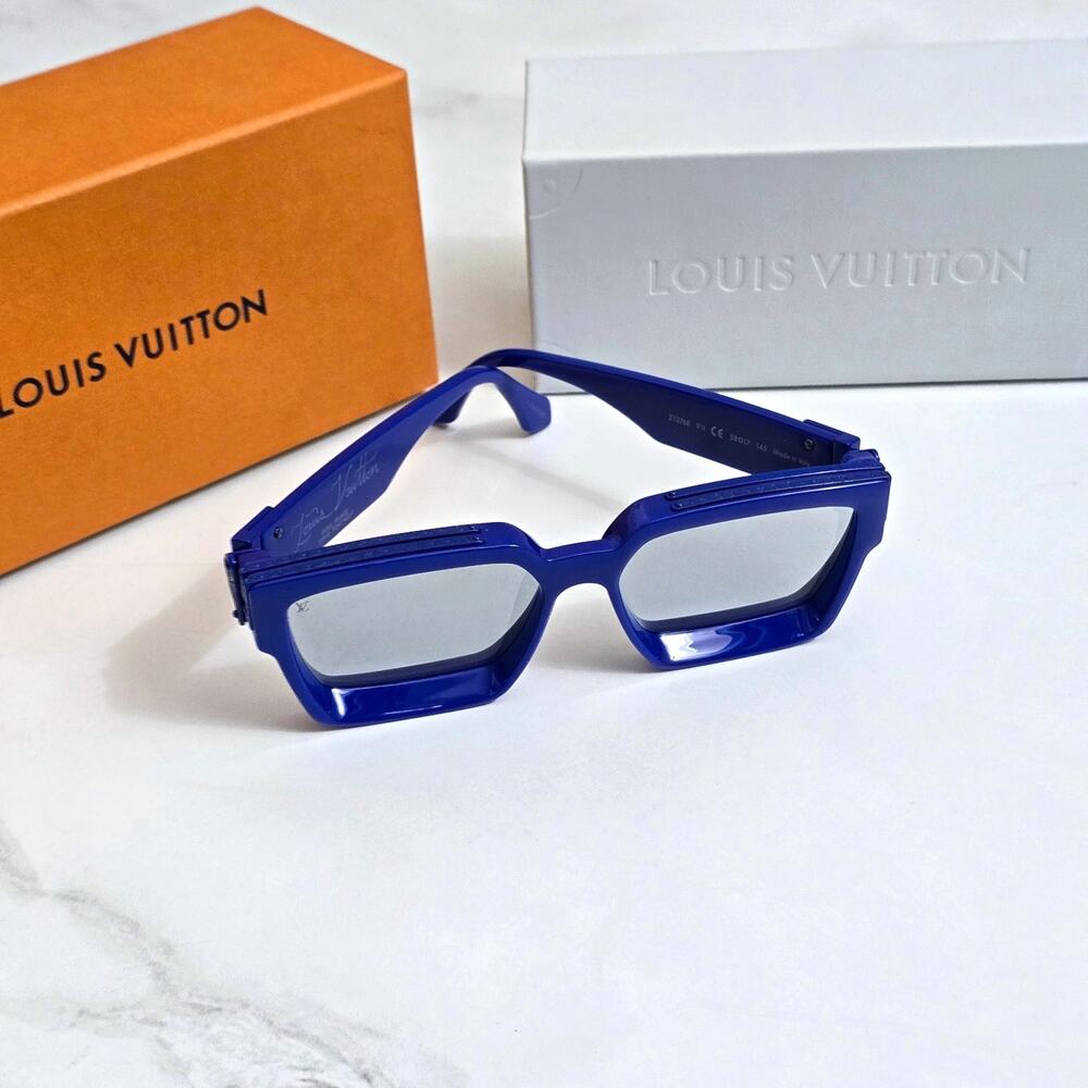 Louis Vuitton 1.1 Millionaires Sunglasses in Cobalt Blue RARE!!